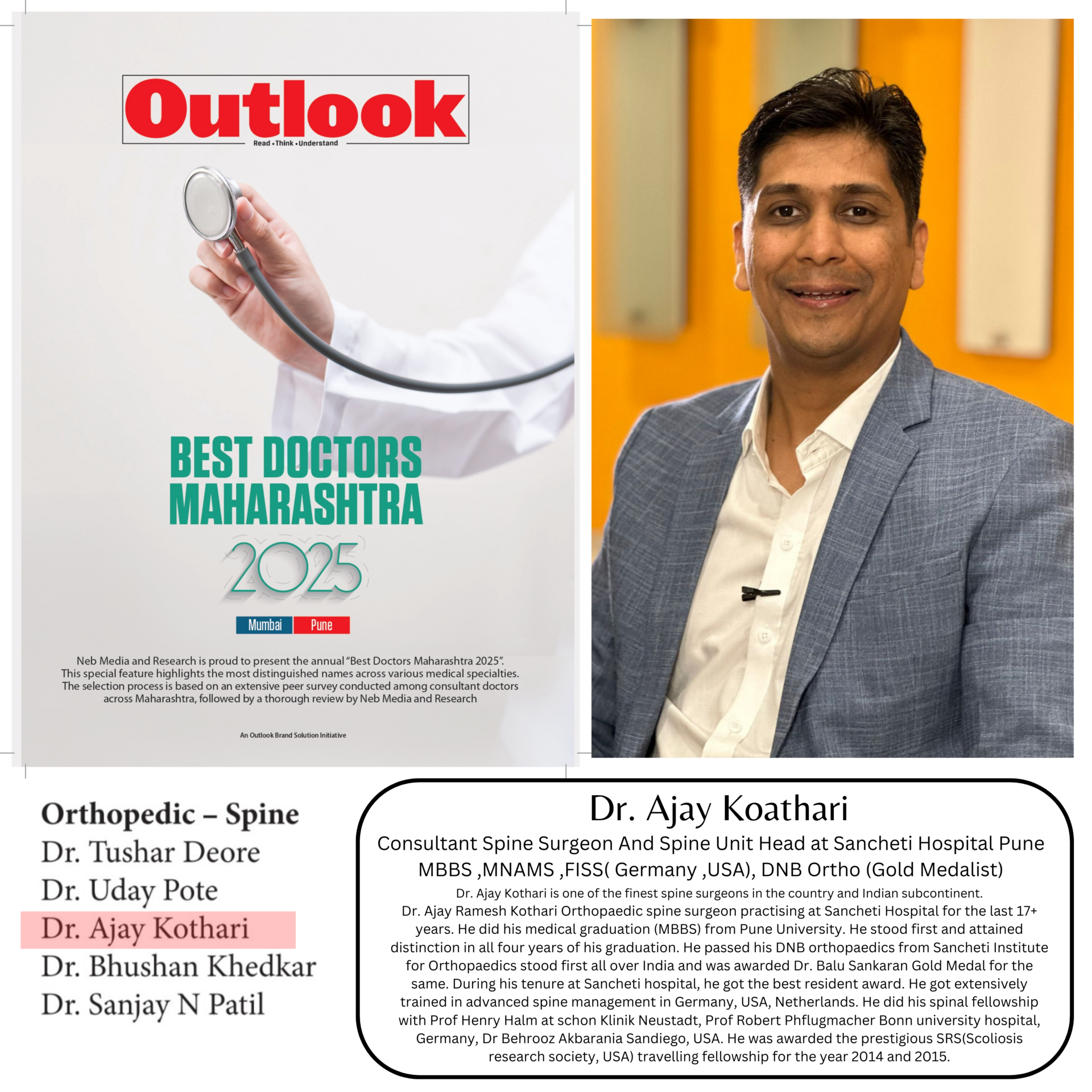 Dr. Ajay Kothari - Spine Surgeon|Shivaji Nagar,Pune
